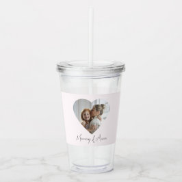 Copo De Acrílico Mom Custom Name & Photo | Acrylic Tumbler
