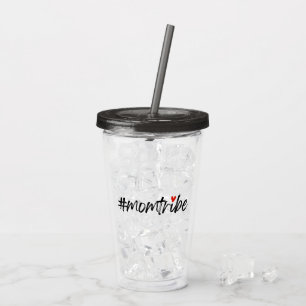 Copo De Acrílico #MomTribe Roteiro de Maternidade Moderna Dia das