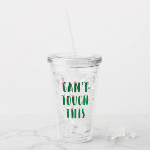 Copo De Acrílico Não pode tocar neste Tumbler do cacto