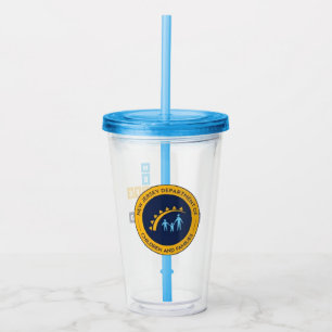 Copo De Acrílico NJDCF - Tumbler acrílico seguro, saudável e conect