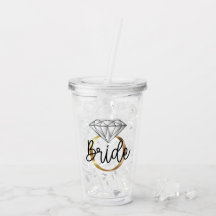 Noivado Dourado Ring de Bride Diamond