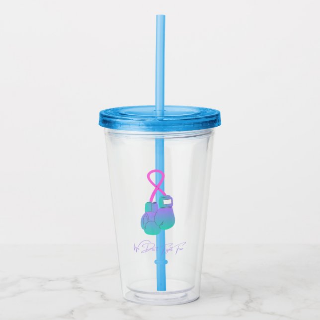 Copo De Acrílico Nós não lutamos pelo justo (Frente)