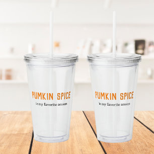 Copo De Acrílico O Arroz Moderno Da Pumpkin É A Minha Citação De
