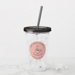 Copo De Acrílico O Doce Barista Acrílico Tumbler