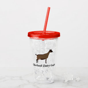 Copo De Acrílico Oberhasli Dairy Goat