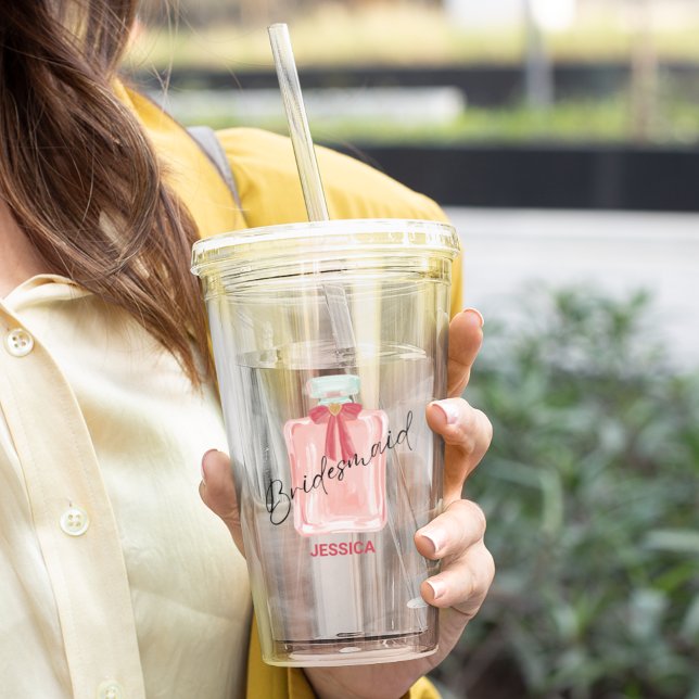 Copo De Acrílico Oferta Da Bridesmaid Para A Proposta Da Bridesmaid (Criador carregado)