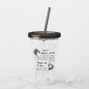 Copo De Acrílico Os Realms Sombra Brenda K Davies Acrylic Tumbler