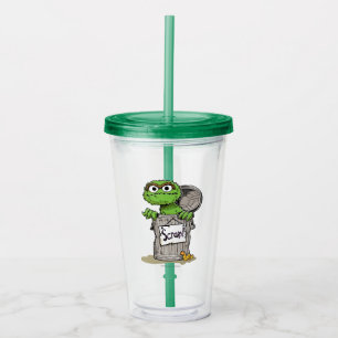 Copo De Acrílico Oscar, o Grouch Scram