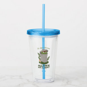 Copo De Acrílico Oscar The Grouch   Excelente ao ar livre