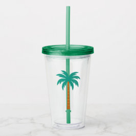 Copo De Acrílico Palmeiras