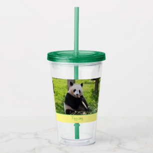 Copo De Acrílico Panda Cutie