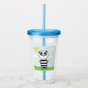 Copo De Acrílico Panda Kids