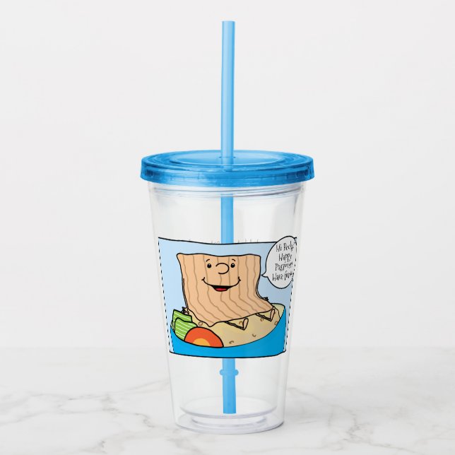 Copo De Acrílico Páscoa acrílica Tumbler 16 oz Engraçado Sder Toon (Frente)
