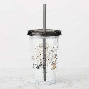Copo De Acrílico Passagem Acrílica Tumbler 16 oz É hora de Afikom