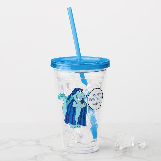 Copo De Acrílico Passover Acrílico Tumbler 16 oz Definição Sedersau (Gelo frontal)