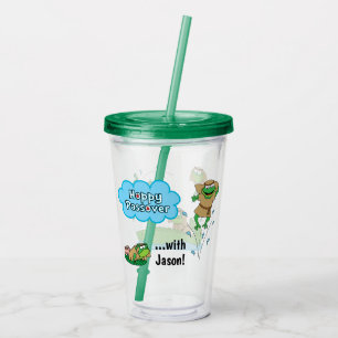 Copo De Acrílico Passover Gree Acrylic Tumbler 16 oz Hoppy Passover