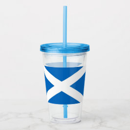 Copo De Acrílico Patriotic Tumbler com bandeira da Escócia