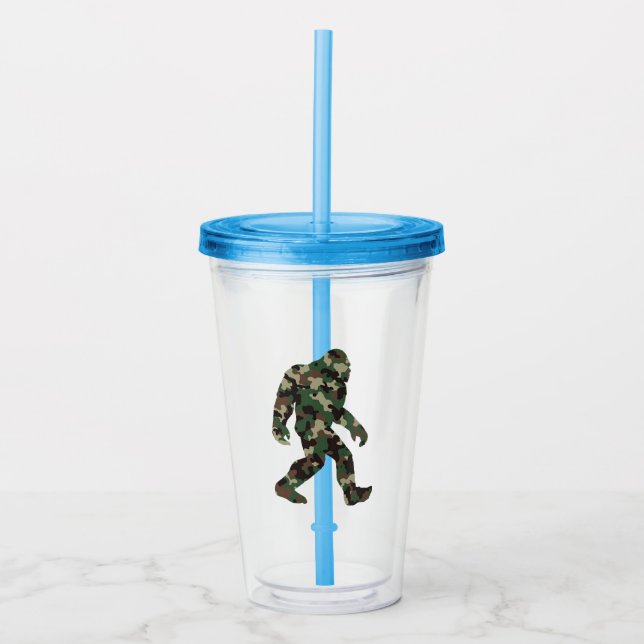 Copo De Acrílico Pé-grande Sasquatch Camuflagem (Frente)