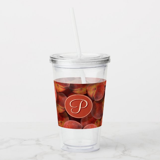 Copo De Acrílico Peach Tumbler (Esquerda)
