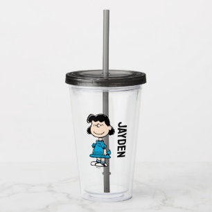 Copo De Acrílico PEANUTS   Lucy   Adicione seu nome