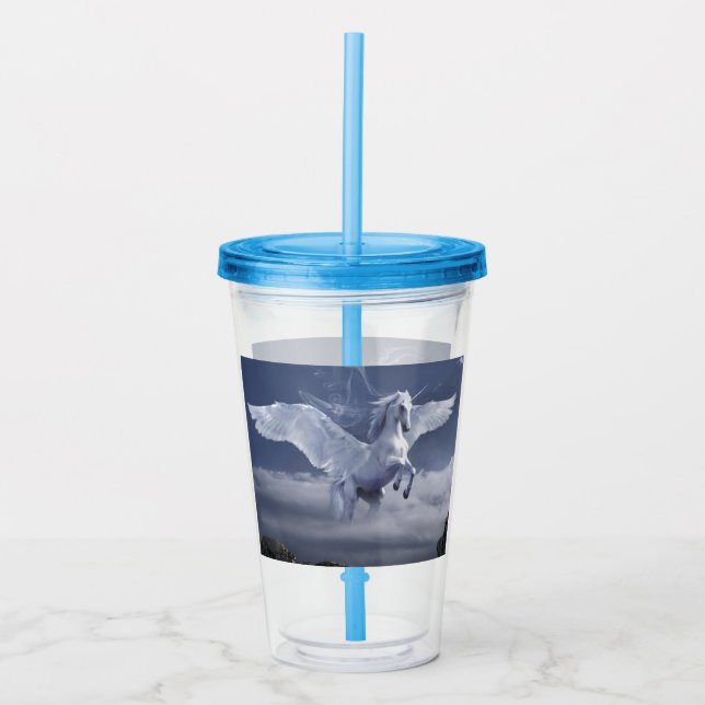 Copo De Acrílico Pegasus em voo (Frente)