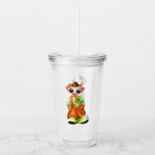Copo De Acrílico Pequeno Tumbler Acrílico de Palhaço