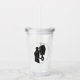 Copo De Acrílico Perfekt für Aktive -Trinkbecher mit Anschläger