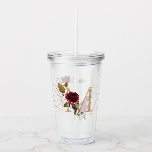 Copo De Acrílico Personalizar 16oz, Limpar Tumbler Acrílico (Frente)