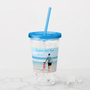 Copo De Acrílico Personalize seu Tumbler Acrílico de Fotografia com