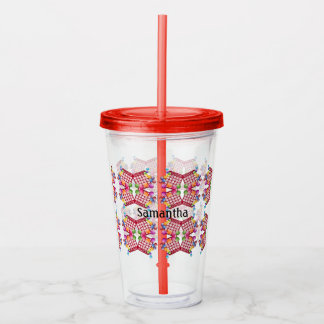Copo De Acrílico Personalized Bingo Tumbler