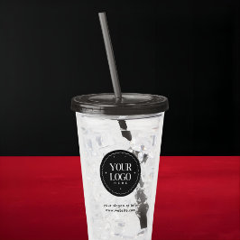 Copo De Acrílico Personalized Company Logo | Custom Business Gift