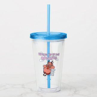Copo De Acrílico Phil - Giving Up is for Rookies Acrylic Tumbler