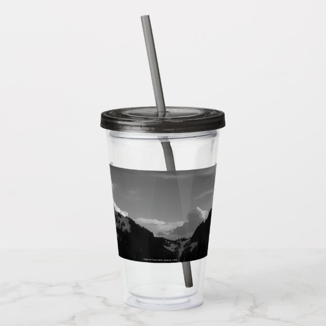 Copo De Acrílico Picos e Nuvens (Esquerda)