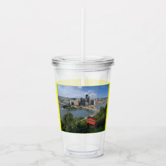 Copo De Acrílico Pittsburgh Pensilvânia Tumbler