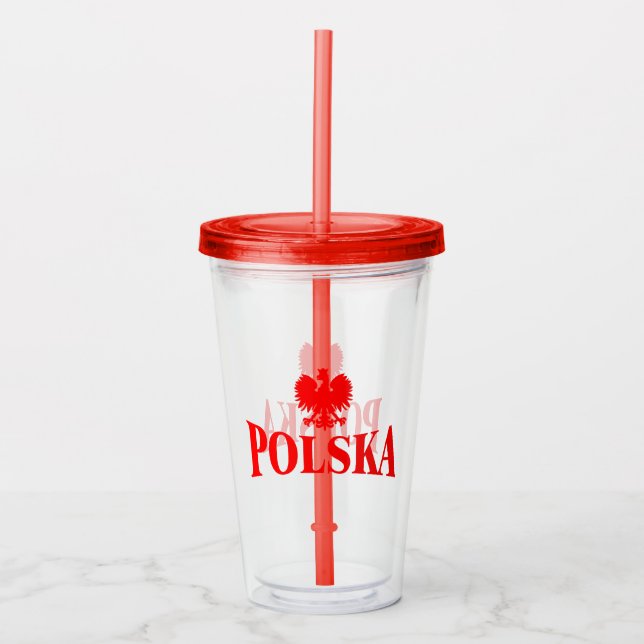 Copo De Acrílico Polska Eagle Tumbler (Frente)
