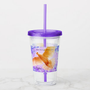 Copo De Acrílico Pomba acrílica do baptismo do Tumbler