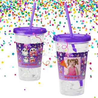 Copo De Acrílico Presente de aniversário do Tumbler Acrílico do Pas