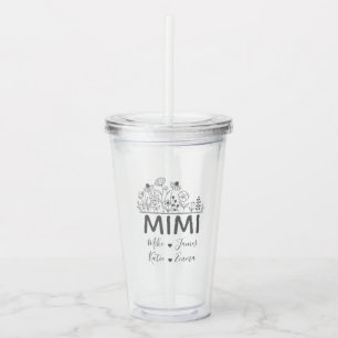 Copo De Acrílico Presente personalizado para avó caneca nana com ne