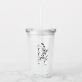 Copo De Acrílico Presente personalizado para madrinha, madrinha, An