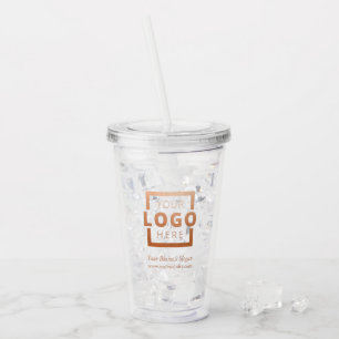 Copo De Acrílico Promocional da empresa de logotipo comercial perso