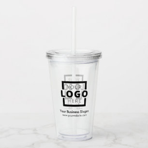 Copo De Acrílico Promocional da empresa de logotipo comercial perso