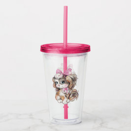 Copo De Acrílico Puppy Acrylic Tumbler