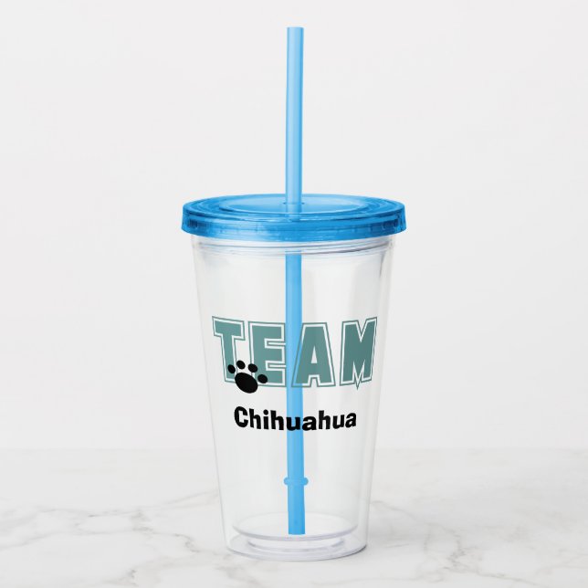 Copo De Acrílico Qualquer Tumbler de acrílico de equipe de criação  (Frente)