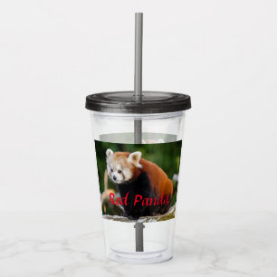 Copo De Acrílico Red Panda Firefox