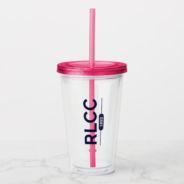 Copo De Acrílico RLCC Tumbler isolado plástico (Frente)