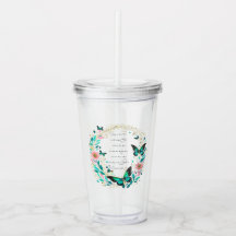 Romanos 8:28 Flores e borboletas