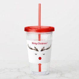 Copo De Acrílico Rudolph Acrylic Tumbler