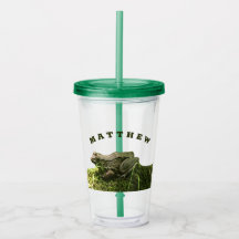 Sapo personalizado em um verde de fotos do Mossy R