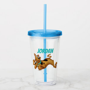 Copo De Acrílico Scooby-Doo que encontra-se para baixo