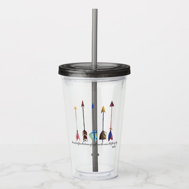 Copo De Acrílico Seta Salm 91 (Frente)